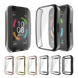 TPU Protective Case For Huawei Band 7 6 Full Screen Protector Shell Bumper for Huawei Honor Band 6/7