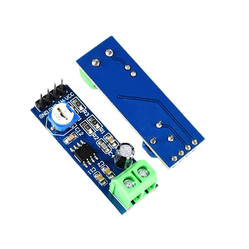 LM386 audio power amplifier module 200 times gain amplifier board mono power amplifier 5V-12V Input