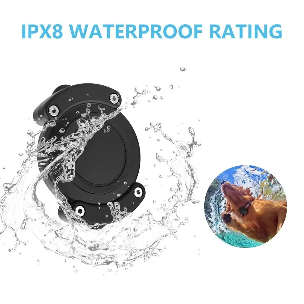 Waterproof Pet Collars Locator Case Protective Anti-Lost Tracker Holder Easy Install Protector Mount for Apple Airtag