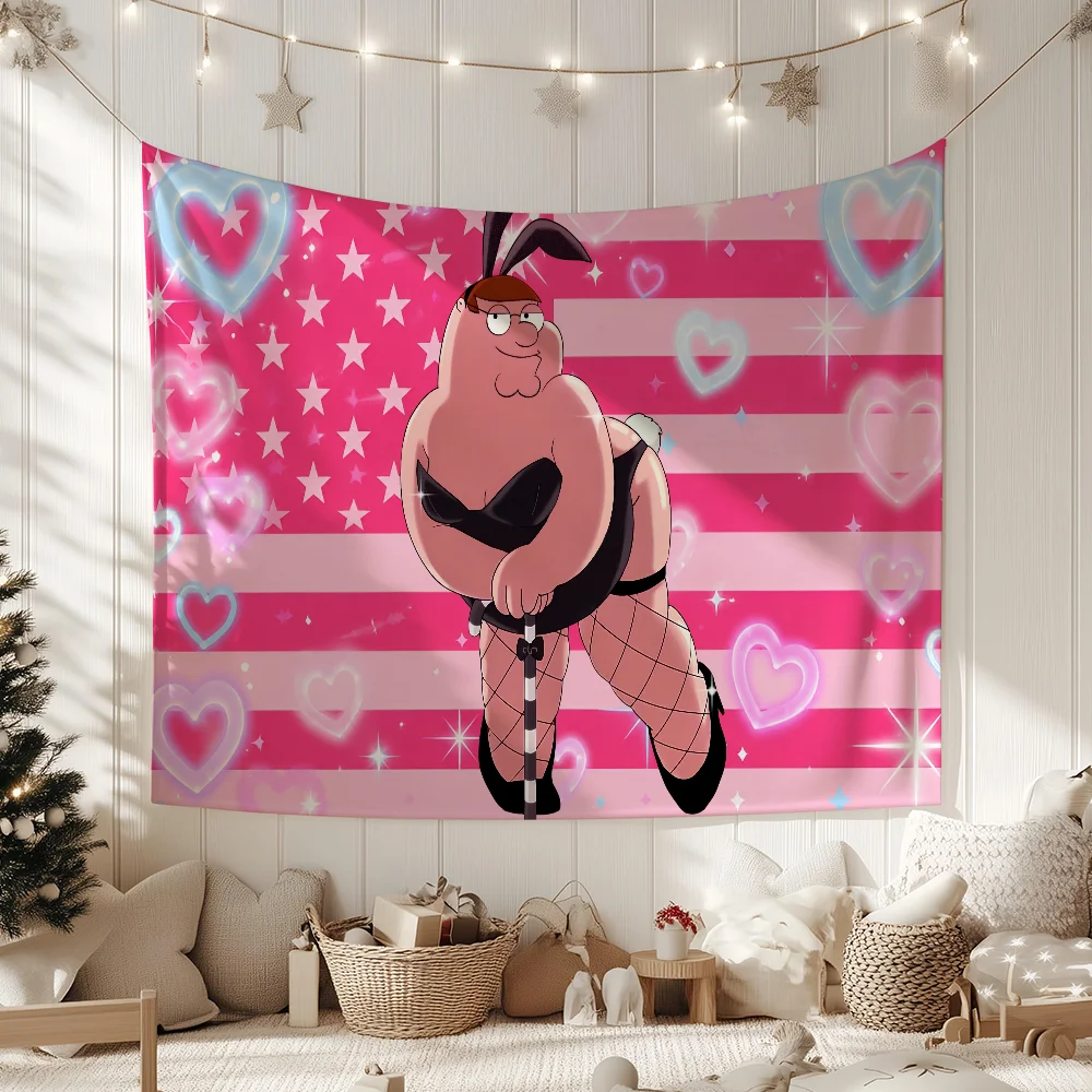 Cartoon F-Family G-Guy Funny flag For Living Room Home Dorm Decor Wall Outdoor Camping Party Banner Gifts