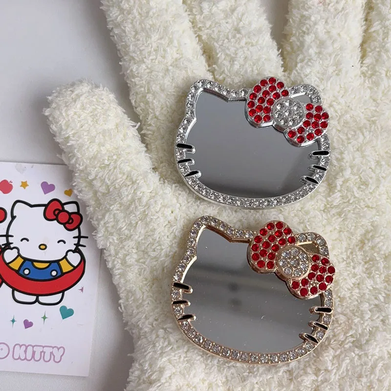 

Sanrio Hellokitty Holder With Diamond for IPhone16 ProMax15 14 13 Holder Foldable Stand Retractable Cell Phone Holder Birthday