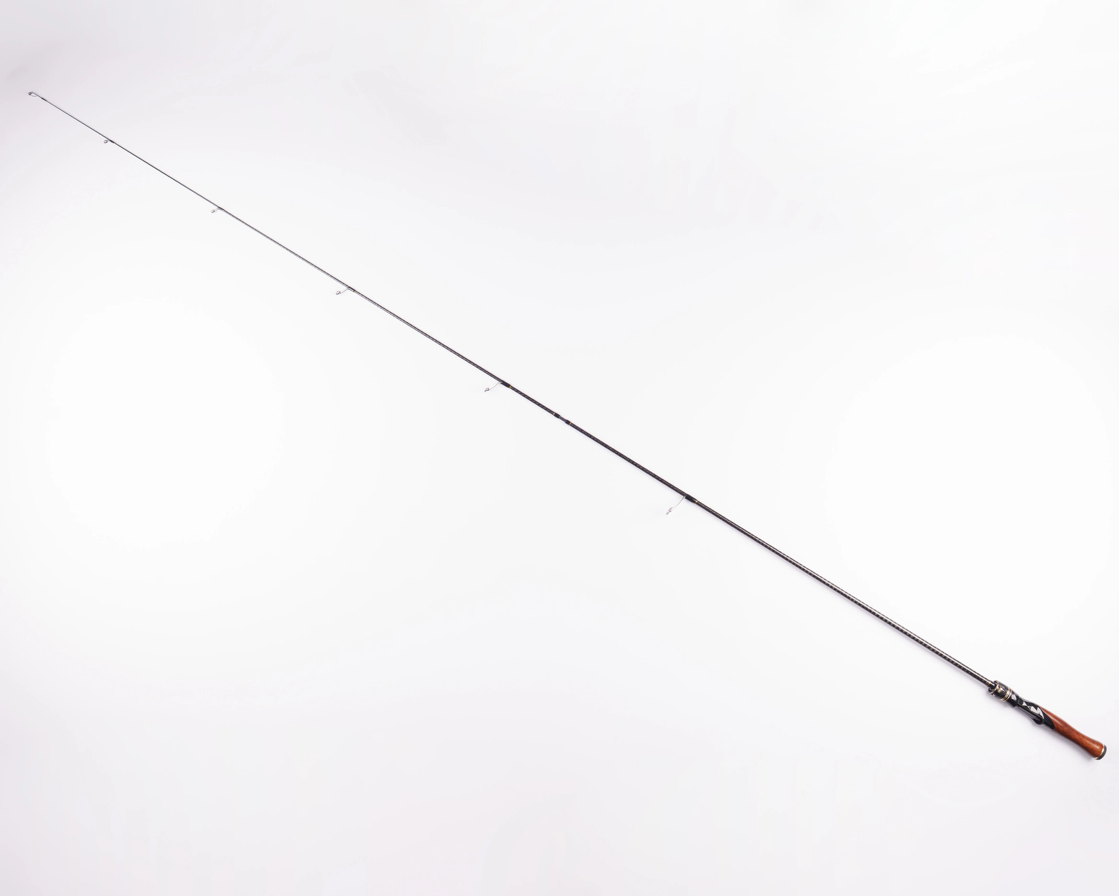 Wooden Handle 2-section Lure Fishing Rod, with Customizable Size