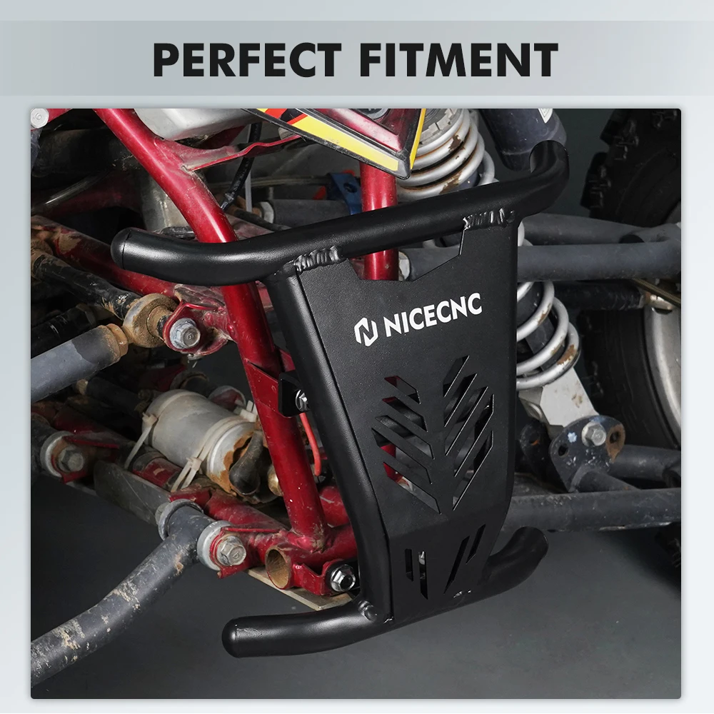 NiceCNC Front Bumper For Yamaha Raptor 700/700R 2016-2024 Bumper Frame Protector ATV Motorcycle Accessories Thickened Aluminum - view 6