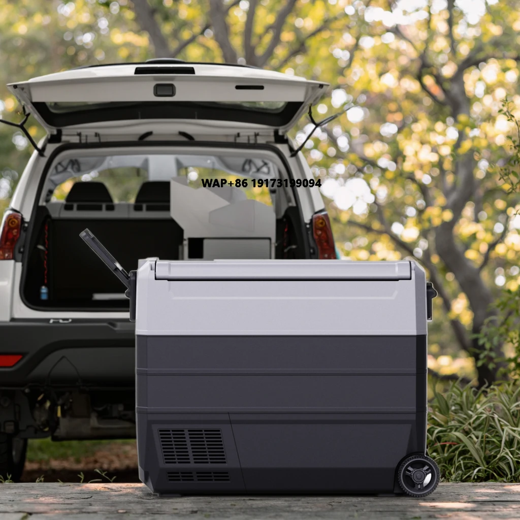 

Safebond 60L Portable Car Refrigerator for New Energy Vehicle Compressor Refrigeration Small Refrigerator Use Plastic