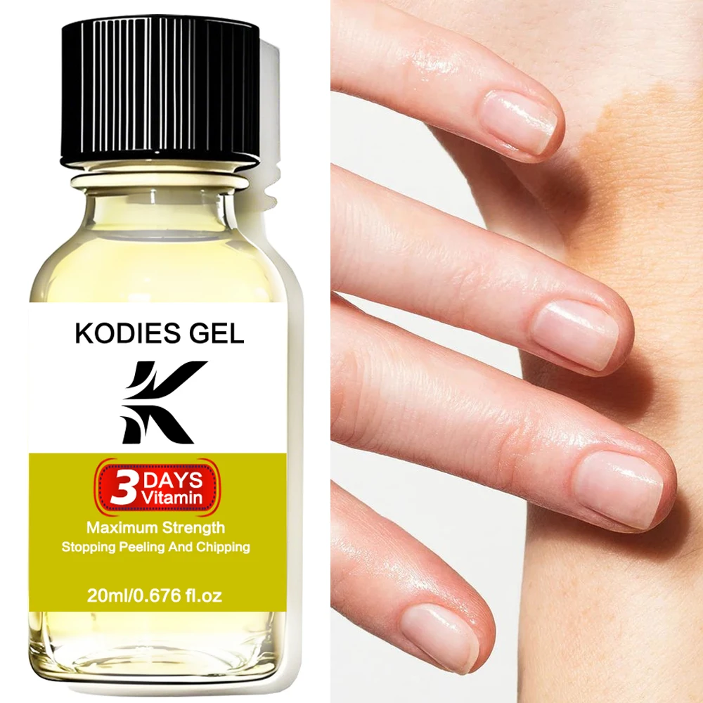 KODIES GEL 20ML Rejuvenation Nail Growth Oil วิตามินเครื่องสําอาง Nail Growth Serum บํารุงผิวแห้ง Nail Art Treatment Repair Care