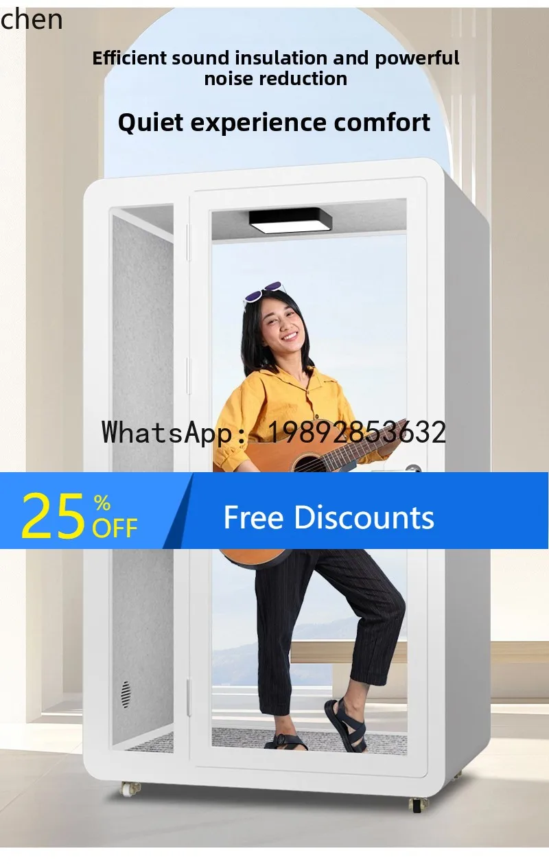 

Recording Studio Soundproof Room Mobile Home Sleep Cabin Live Streaming Studio Silent Gaming Room Interview Room