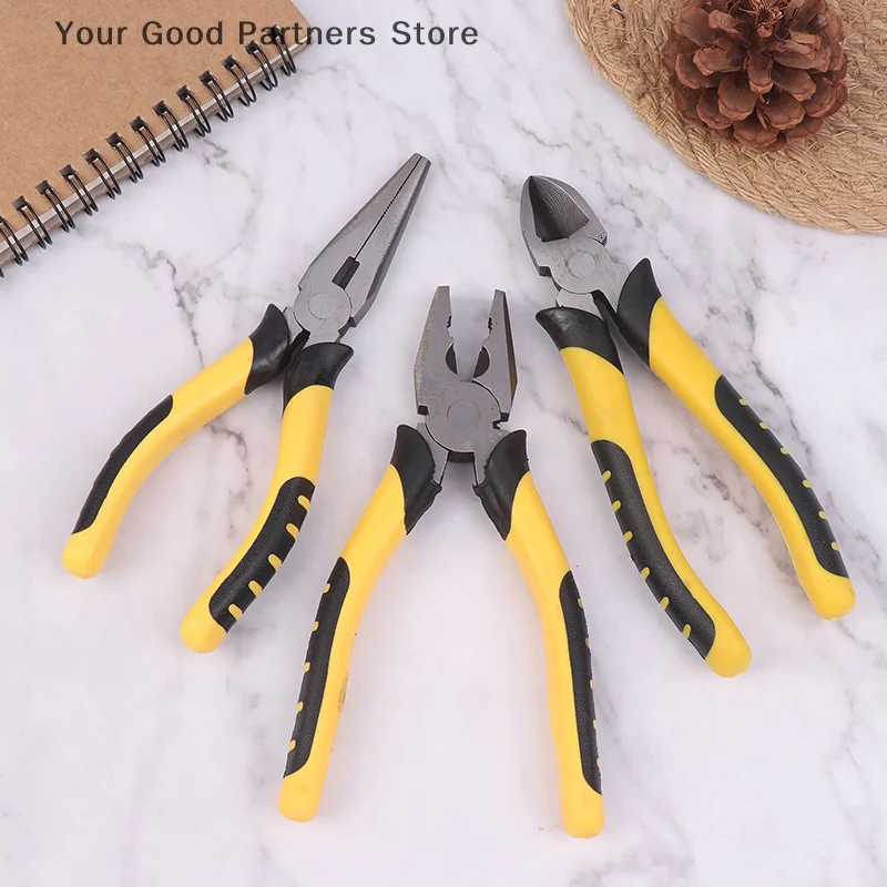 6 Inches Wire Pliers Sharp Large Opening Stripping Pliers Industrial Grade Labor-saving Household Electrician Wire Cutter Pliers