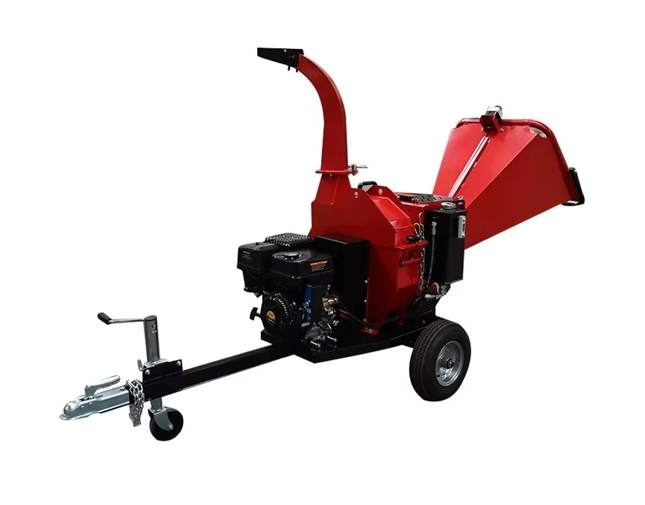 Hot Sale Top Quality 15 hp Single Cylinder Industrial Agriculture Farm Mini Wood Crusher Shredder  Engine Chipper