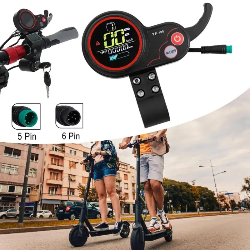 U2JA ABS Plastic Electric Scooter Instrument Panel With Ergonomic Button Layout And Waterproof For Enhanced Riding Experience