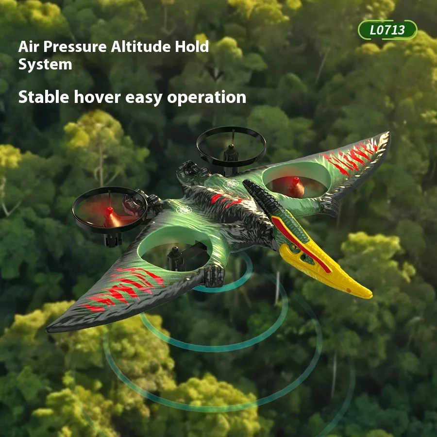 L0713 Pterosaurio RC avión dinosaurio planeador Drone con Control remoto 2,4G espuma EPP modelo de reptil volador para juguetes para niños al aire libre