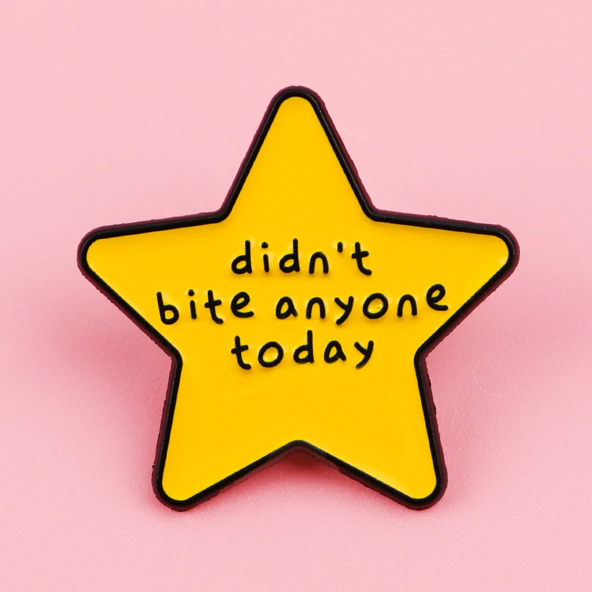 Humorous Star Enamel Pin Sarcastic Quotes Brooch Pines Lapel Pins Badge on Backpack Clothing Accessories Funny Jewelry Gifts