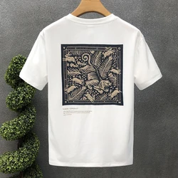 Man Street Casual Office Lady Loose Pullovers Man Solid Color Straight Round Neck T-Shirts Spring Summer Thin Men's Clothing