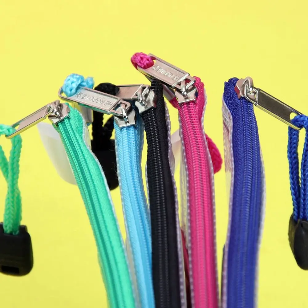 Music Notes Piano Pencil Cases Waterproof File Folders Mesh Zipper Pouch Document Storage A6 Size Stationery Pouch Office Home