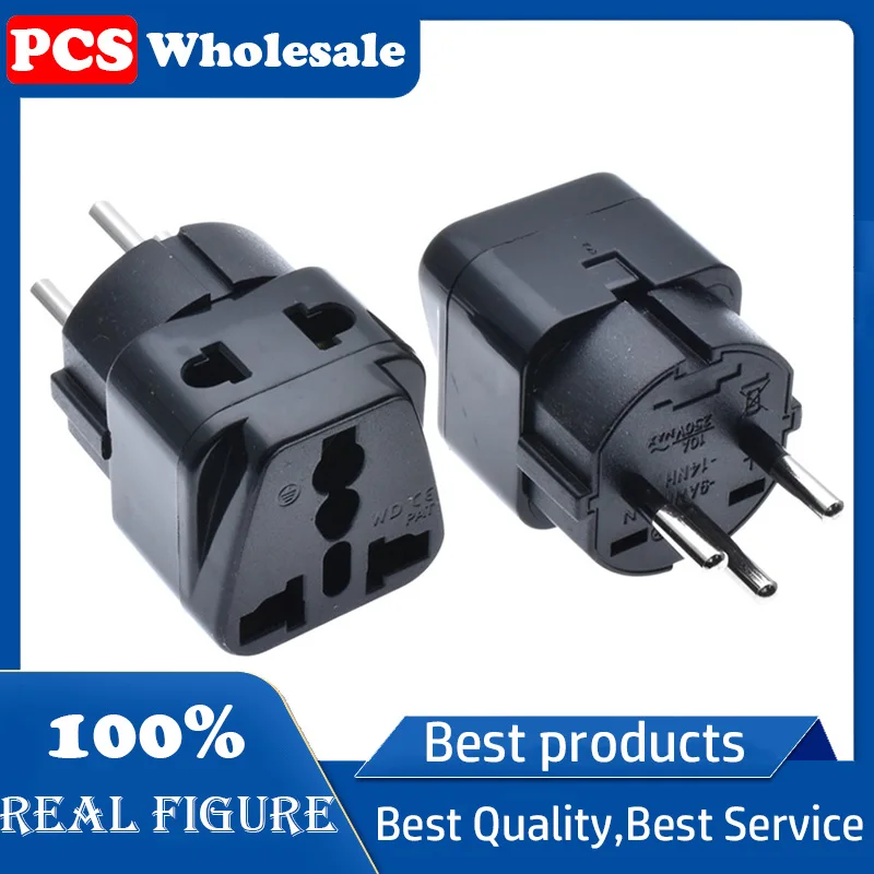 Israel PlugTravel Adapter 2-Way Multi Outlet Change World Plug AC250V 10A