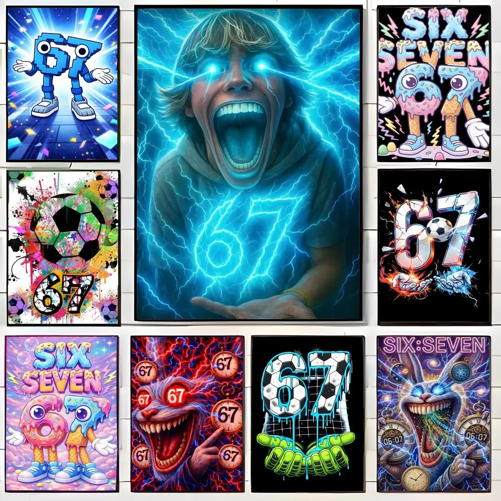 67-six-seven-poster-decorativo-para-parede-impressao-de-arte-decoracao-para-casa-presente-sem-moldura