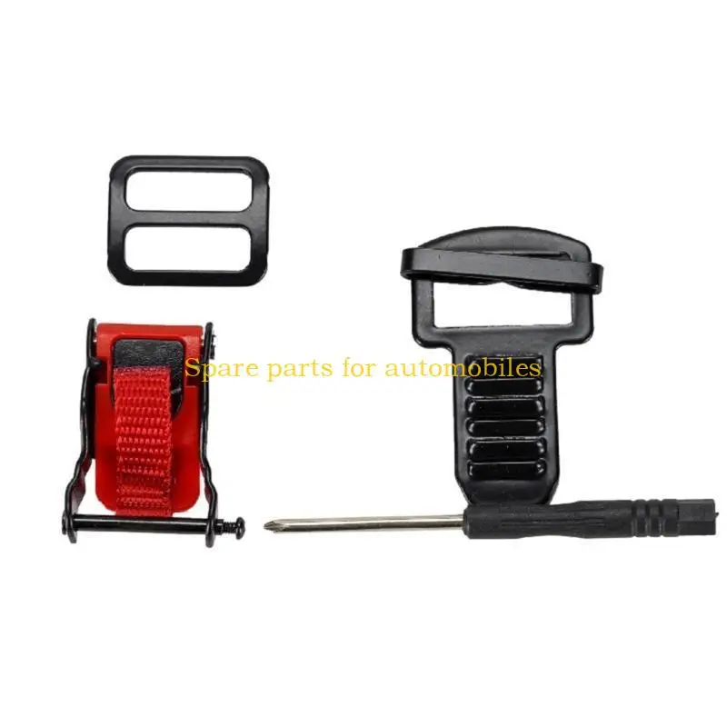 

H58F Easy Install Safety Helmets Fastener Clip, Quick Release Buckle for Bike Helmets Rapid Wear and Removal Convenient Use