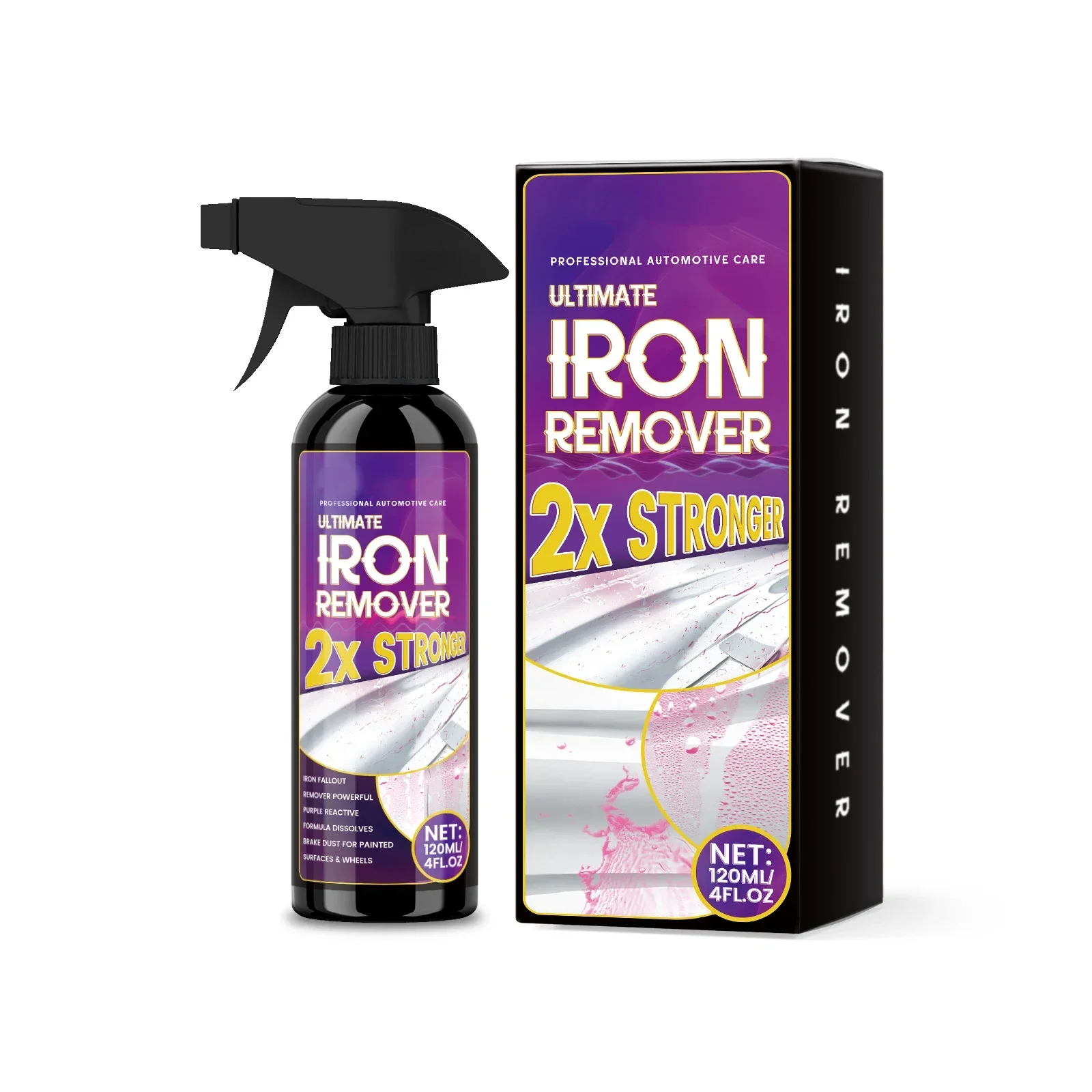 AliExpress NONE 2026 New Rust Remover Spray 120ml Powerful Rust Removal for Metal Car Auto Bike Household Tools B639