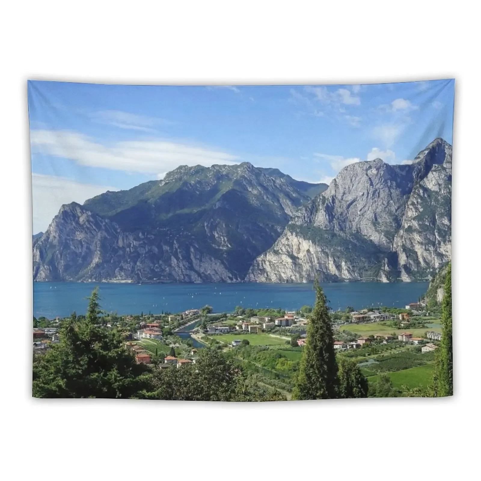

Lake Garda Italy Tapestry Wall Carpet Bathroom Decor Cute Decor Tapestry