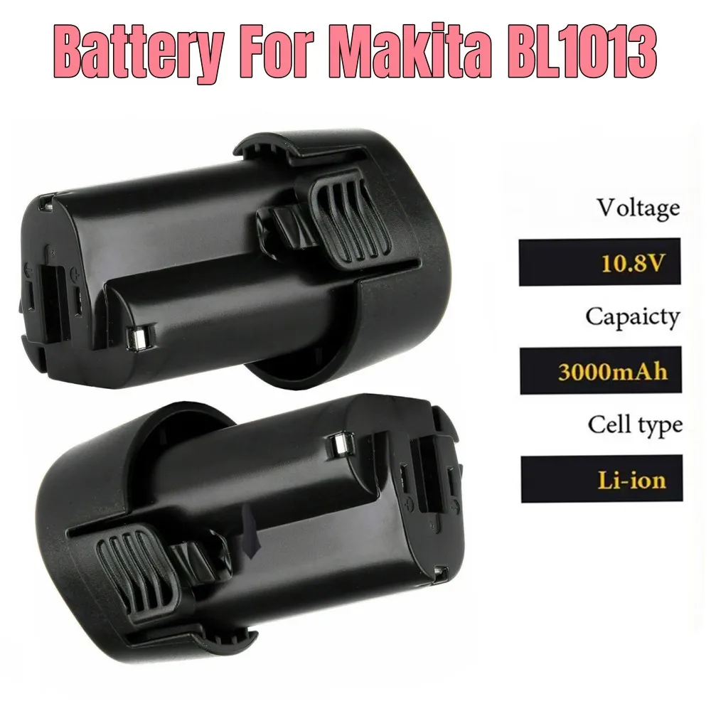 10.8V 3.0Ah True Capacity Lithium Ion Battery LCT203W 194550-6 194551-4 195332-9 DF030D Makita BL1013 BL1014 BL1013BL1014