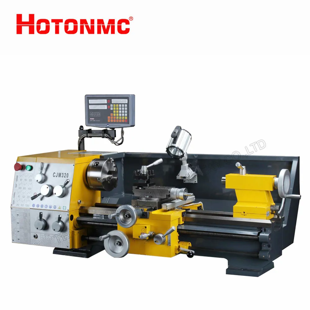Manual Metal Universal Bench Top Horizontal Lathe Machine CJM320B