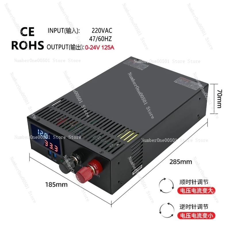 

High Power Switching Power Supply 2000W3000W24V12V Volt DC 100A250A