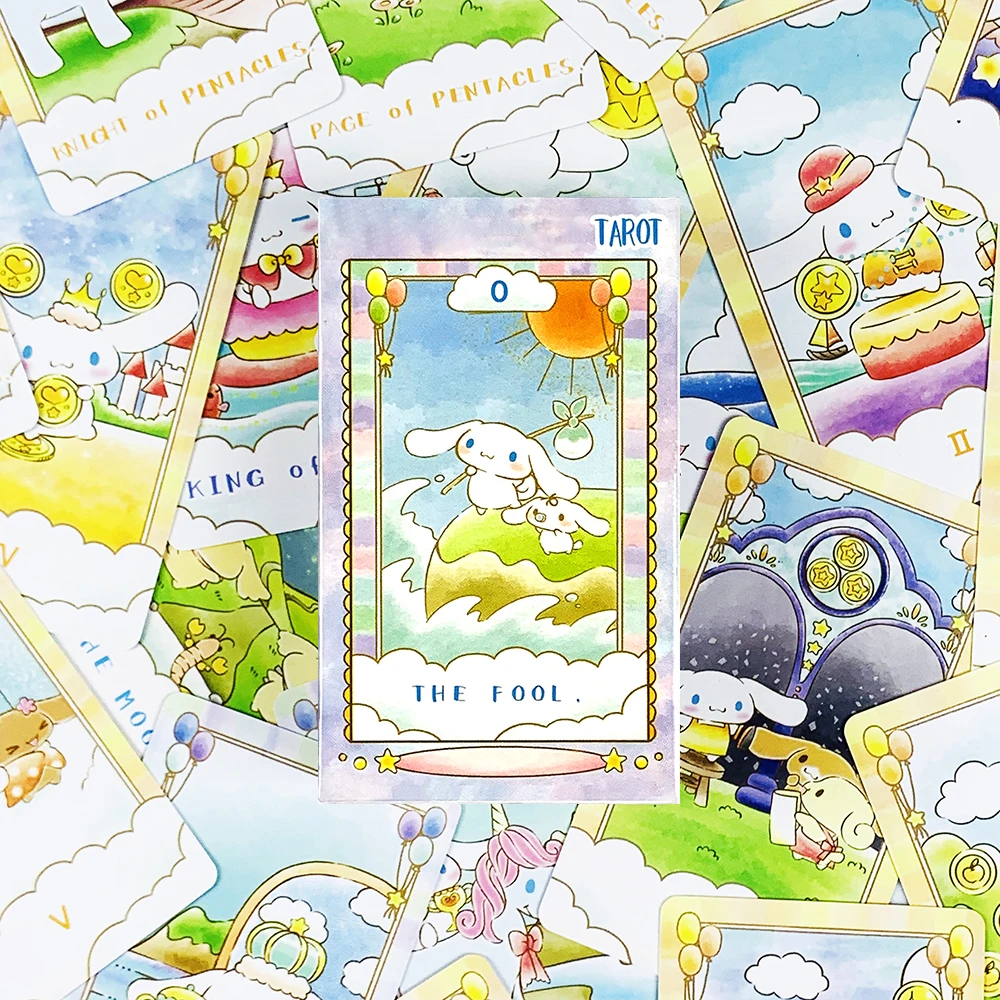 بطاقات التارو الجديدة 78 قطعة سطح التارو اللطيف سطح رائع للمبتدئين حجم المحمولة والأصدقاء جمع أرواق لعب