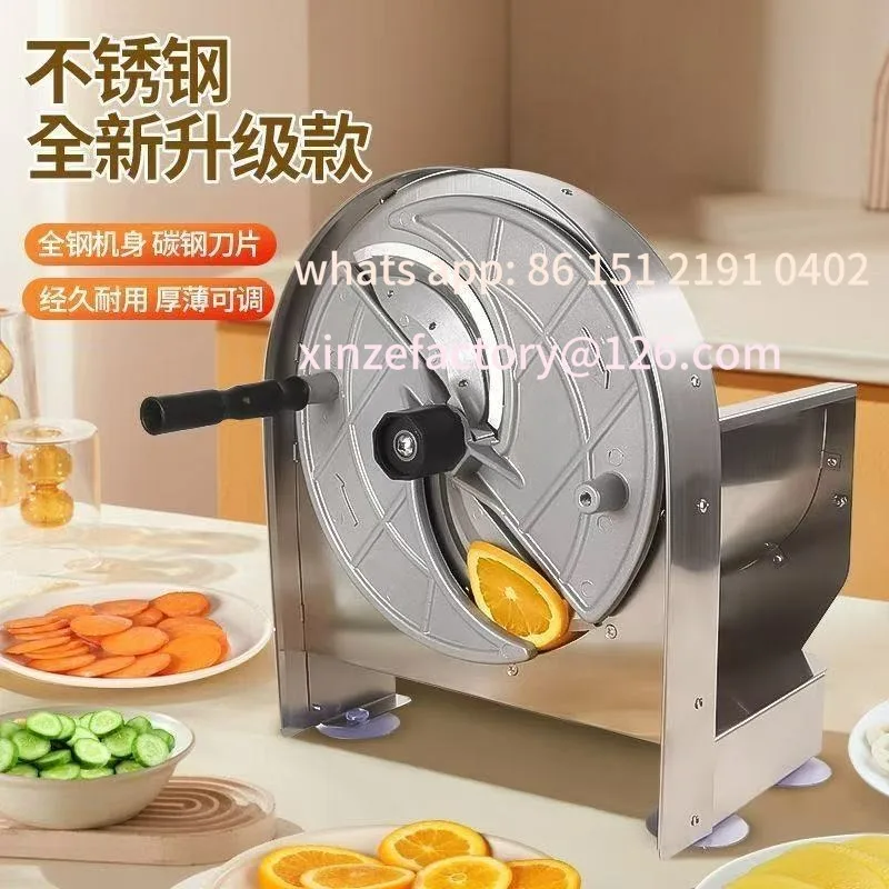 

Customizable Stainless Steel Manual Multi-Function Fruit and Vegetable Slicer, Large Size