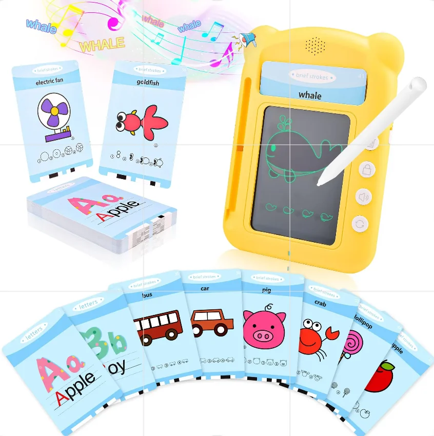 Educational Learning Talking Flash Cards Kindergarten Kids English Language Electronic Audio Book Learn English Words Toys Gifts