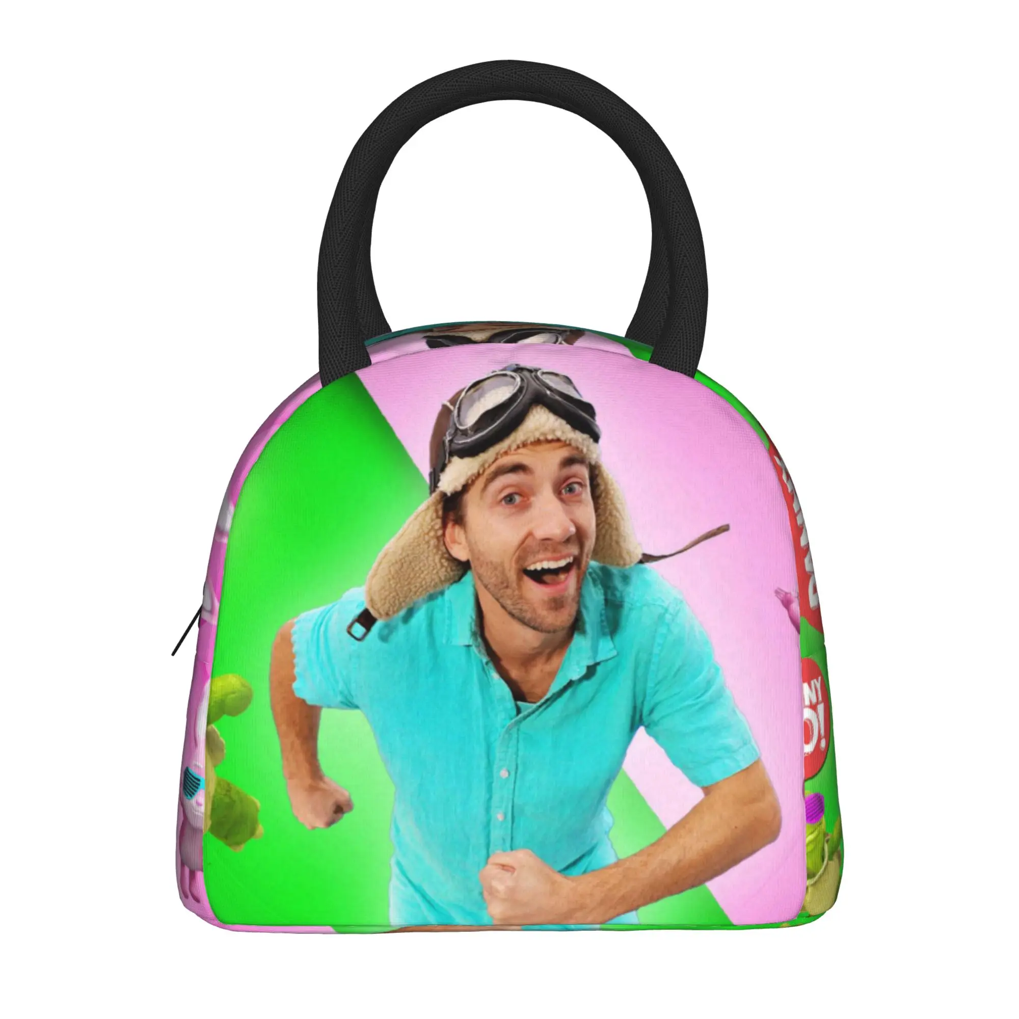 Danny Go Insulated Lunch Bag for Men Women  Food Bag Portable Cooler Thermal Lunch Box For Travel
