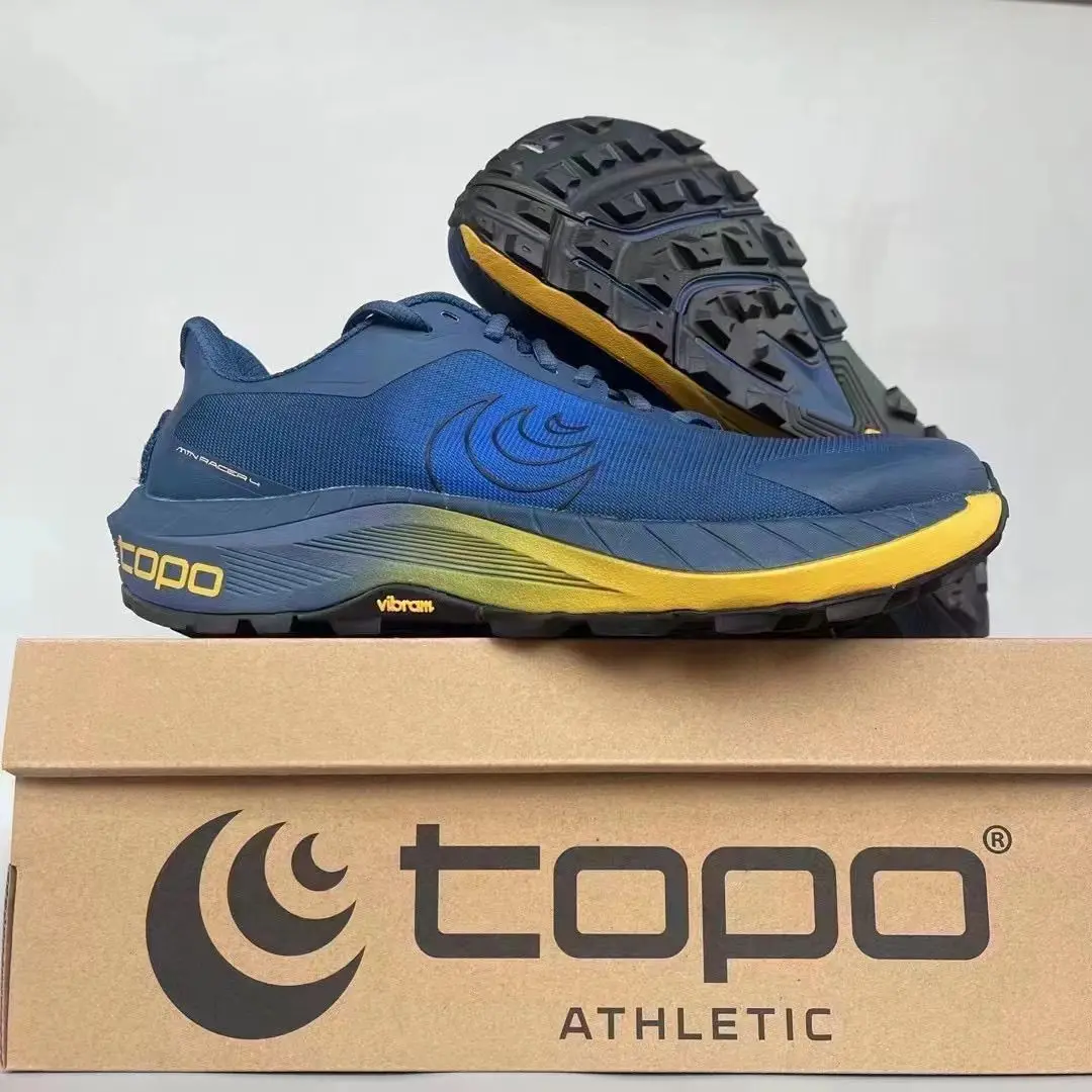 26 TOPO ATHLETIC Men's Off Road Running Comfortable, Lightweight, Wear Resistant, Rebound, Low Help, Anti Slip, Outdoor Marathon