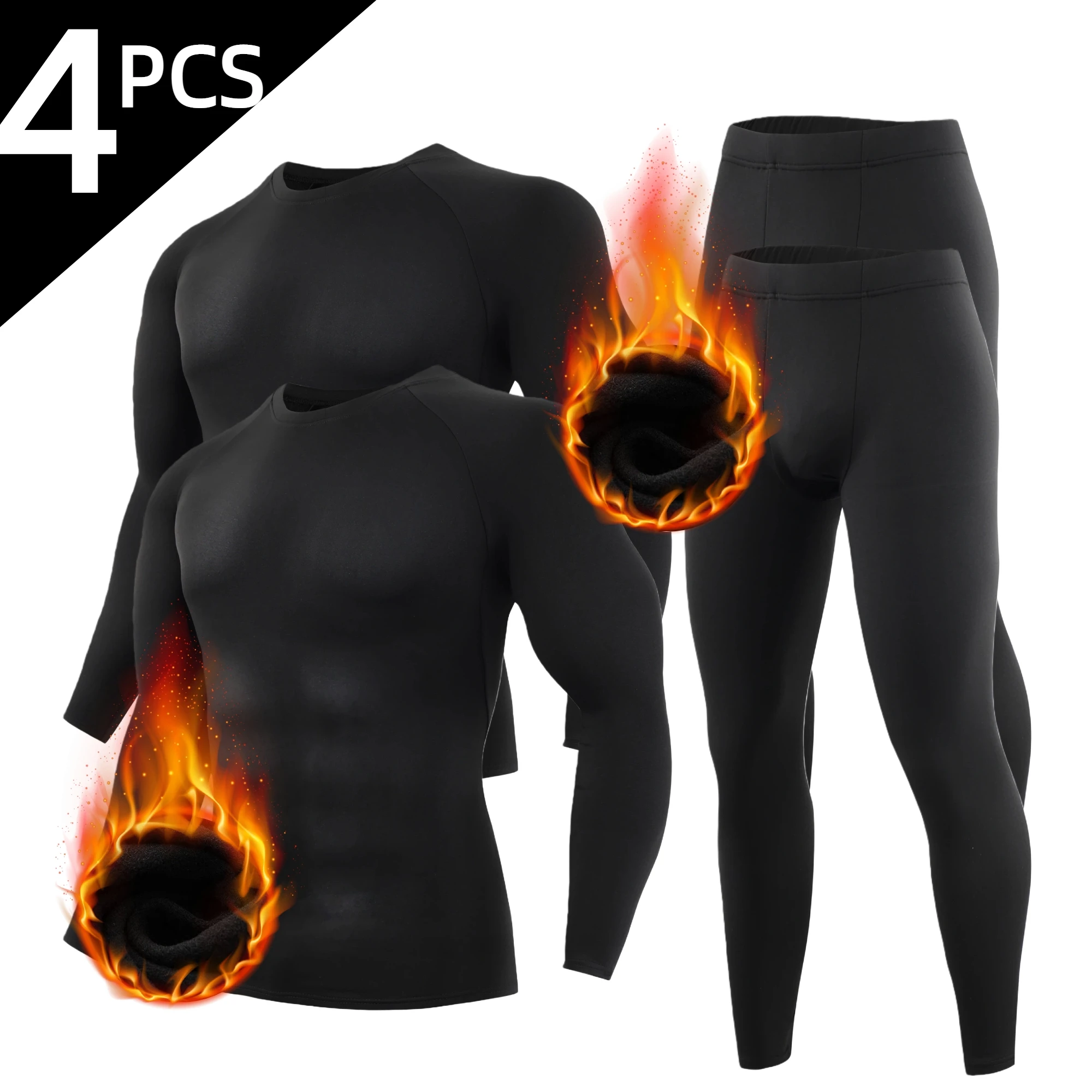 

Men's Thermal Underwear Set,Outdoor Winter Thermal Set,Breathable Thermal Underwear,Running Thermal Compression Set,Daily Wear