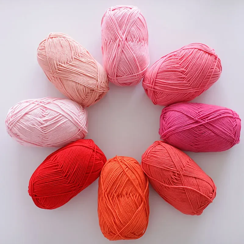 10 Balls/lot 500g Natural Soft Milk Cotton Yarn Baby Crochet Yarn Cashmere Thick Yarn for Knitting Wool Thread Wholesale