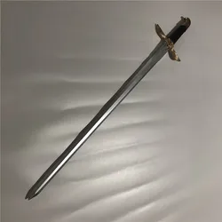 87cm Big Sword arms Game Anime Cosplay Gold Wing Sword Prop Role Play Gift Safety PU Golden King Sword