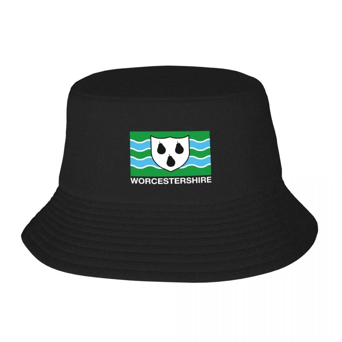 Worcestershire County Flag - England Bucket Hat Hat Man For The Sun Cosplay Hats Man Women's