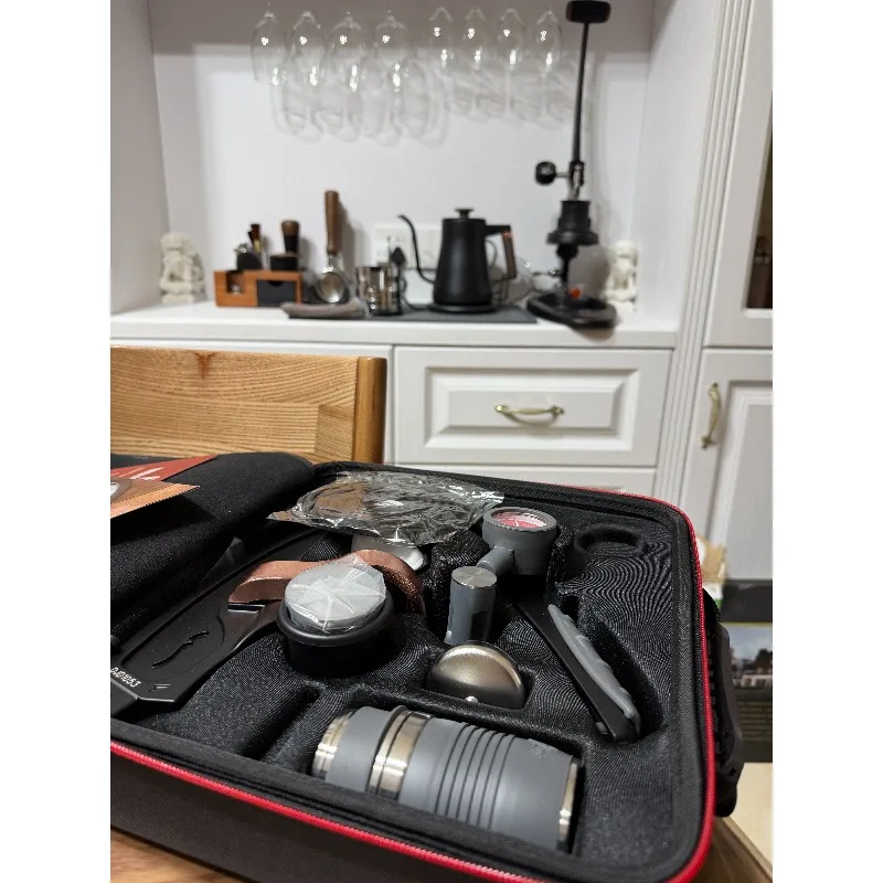 espresso machine  tie rod machine portable home hand press espresso machine manual platinum label
