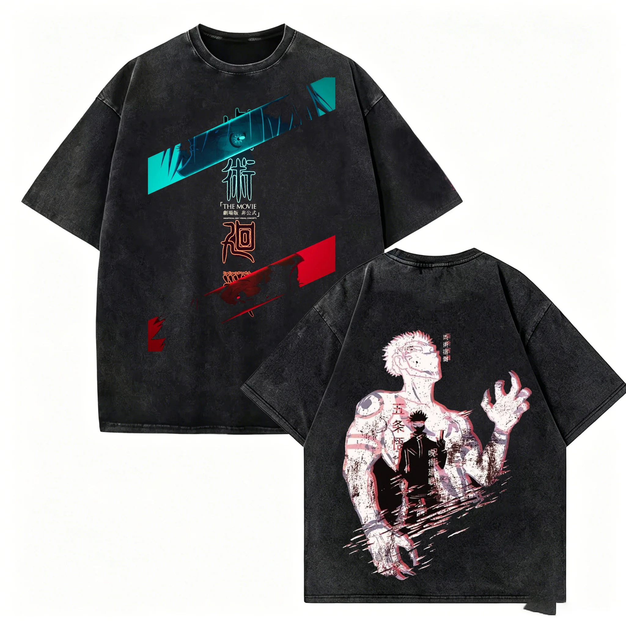 

"Jujutsu Kaisen" Short-Sleeve Top — Anime-Print Streetwear & Y2K Style | Suitable for All Ages (Summer 2026 New Arrival)