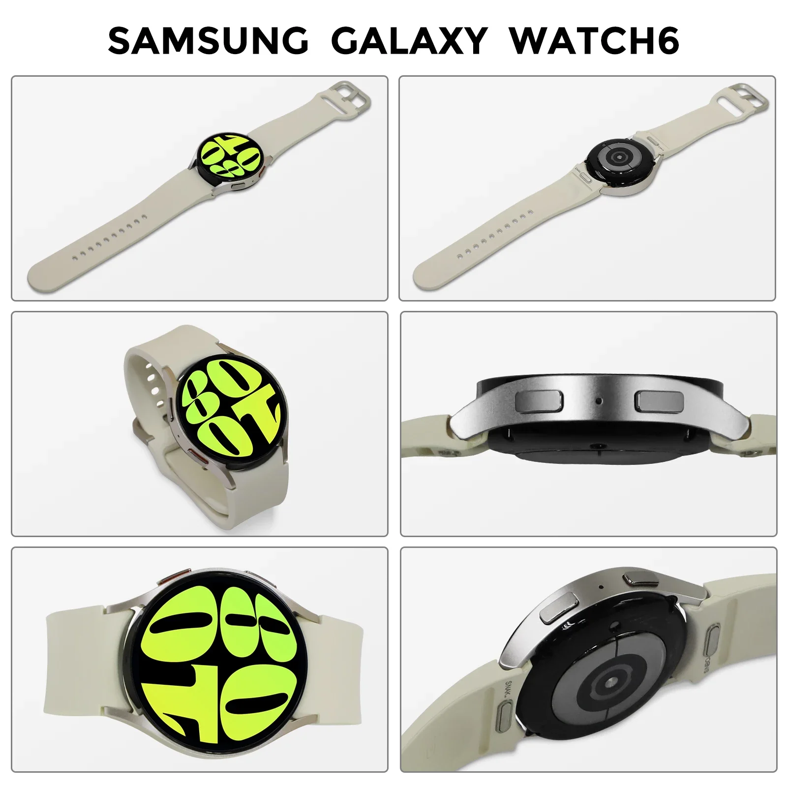 Samsung-reloj inteligente Galaxy 6, dispositivo de 40/44mm, Exynos W930, medición de la presión arterial, ECG, Fitness, para Galaxy S23 Ultra,