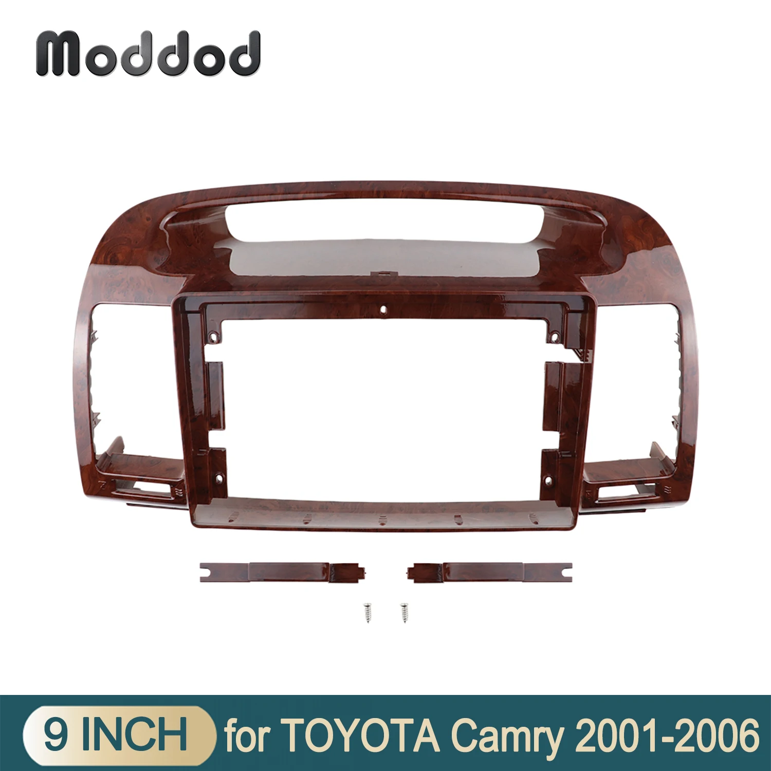 

9-дюймовая радиопанель для TOYOTA Camry 2001-2006, стерео, GPS, DVD-проигрыватель, устанавливаемая объемная панель, лицевая панель, комплект для крепления приборной панели