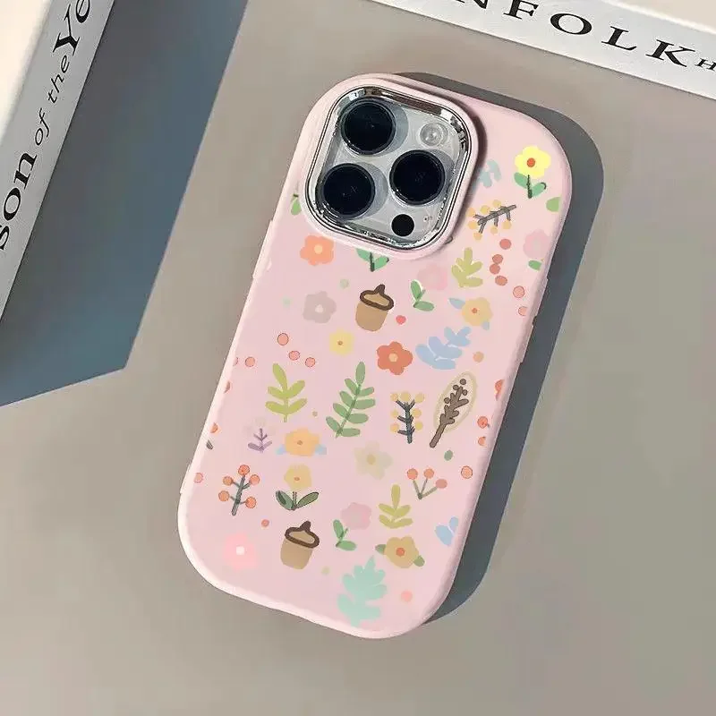 Flowers Case For OPPO Reno 11F 7 8T 5G 6Z 5Z 7Z 8Z 6 8 4 Pro 5 Lite 5F 2Z 2F A57  A17K A17 A16 Realme GT3 Find X3 Lite Cover