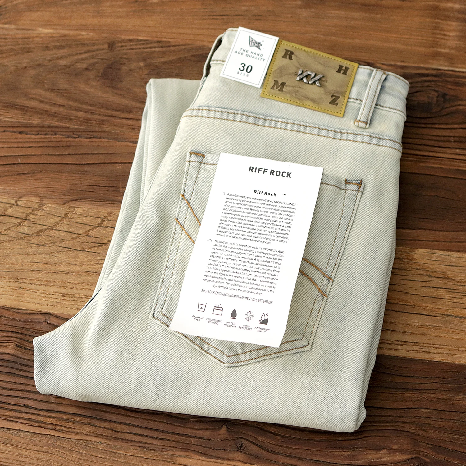 

2025 Spring and Autumn New American Vintage Slim Denim Jeans Men's Simple 75% Cotton Washed Old Casual Straight Pencil Pants