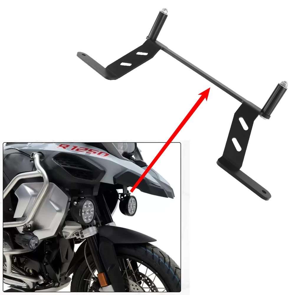 For BMW R1250GS Adventure LC R1200GS 2014-2023 Motorcycle Fog Light Bracket Auxiliary Led Lights Holder Support GS1250 GS1200