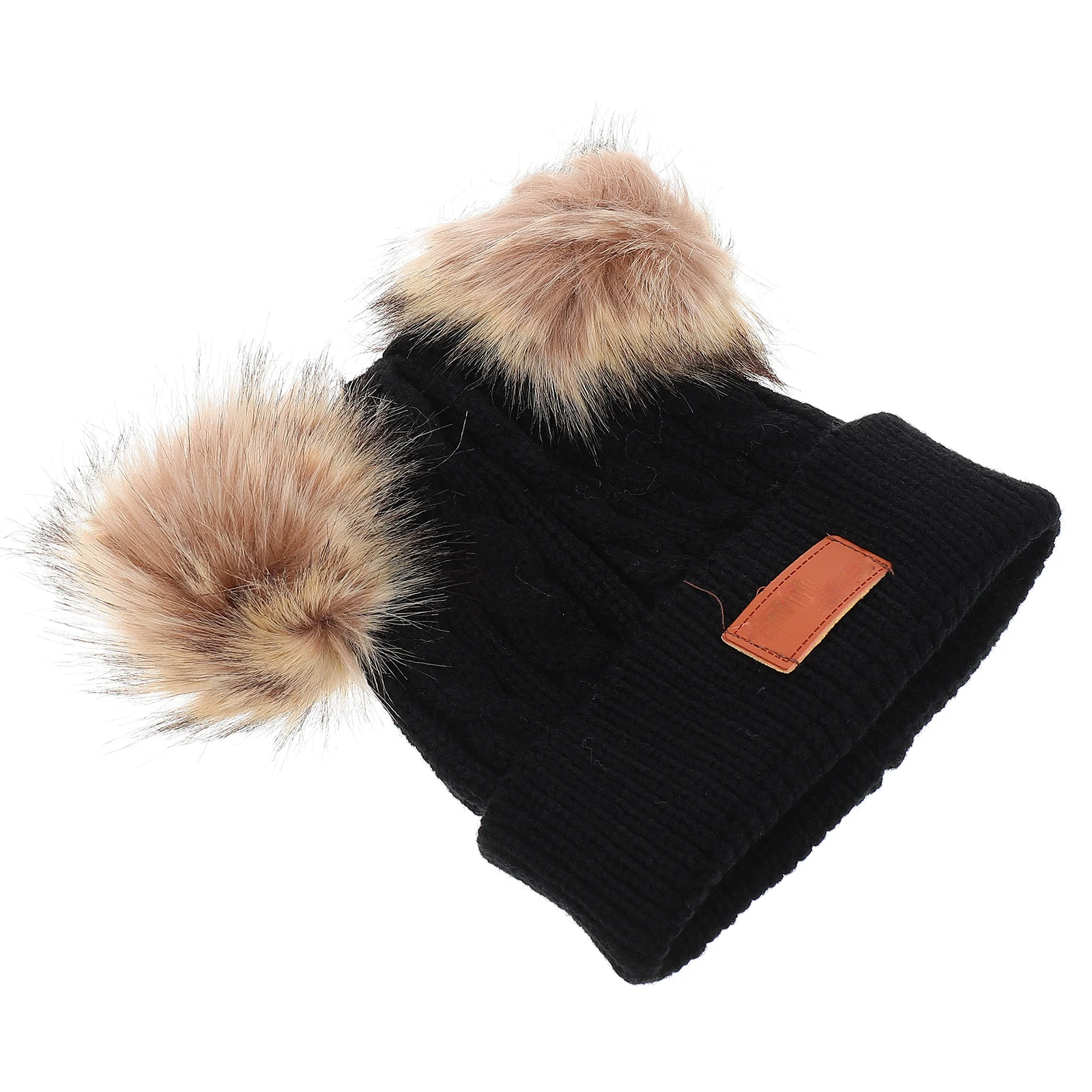 

Warm Velvet Hat Beanies Unisex Adult Mens Knit Cap Outdoor Cold Weather Supple Winter Hats Durability Design