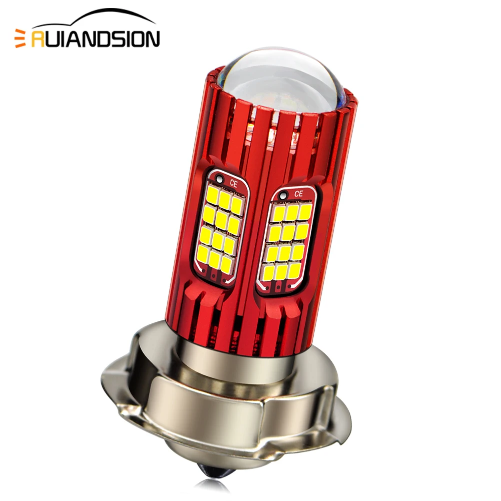 

P26s Motorcycle LED Moped Headlight Scooter Bulb Headlamp Super White 360 ° Bright Illumination 10~30v 6000k 1200lm