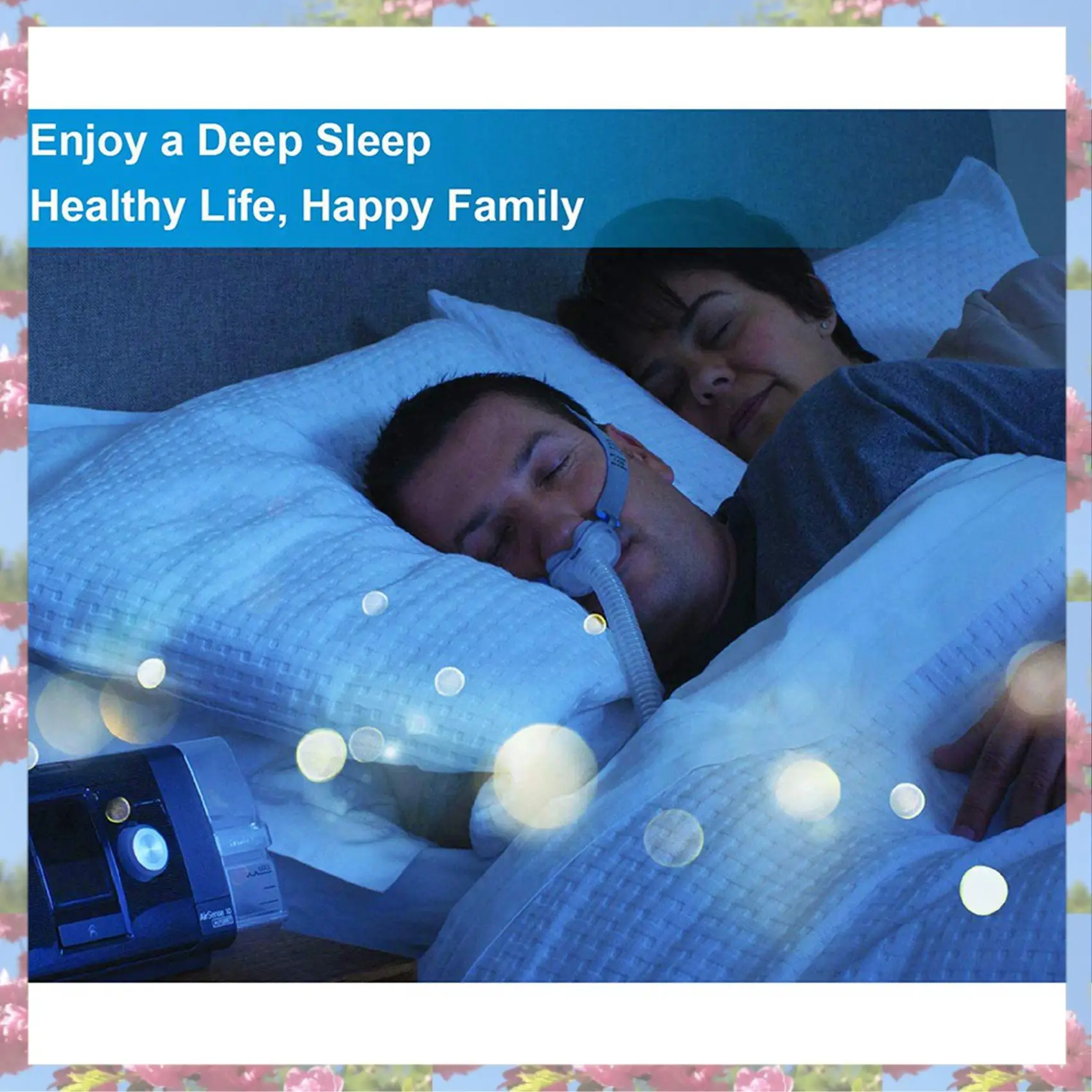 Top Sale Headgear Compatible For Resmed Airfit P10 Nasal Pillow CPAP Strap 6 Shoulder Straps And 12 Adjustment Clips A