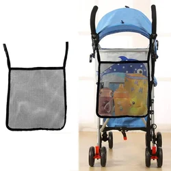 Baby Stroller Mesh Bag Black Perspective Mesh Organizer Hanging Bag Portable Bottle Snack Storage Bag Stroller Accessories