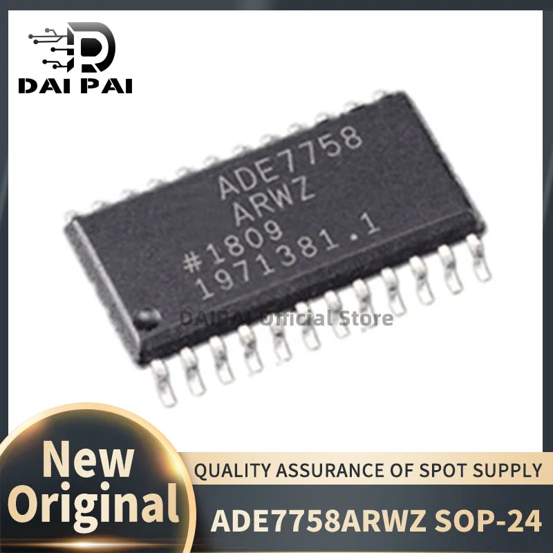 

(10 шт.) 100% новый оригинальный ADE7758ARWZ ADE7758ARW ADE7758 SOP-24 трехфазный чип измерения электроэнергии