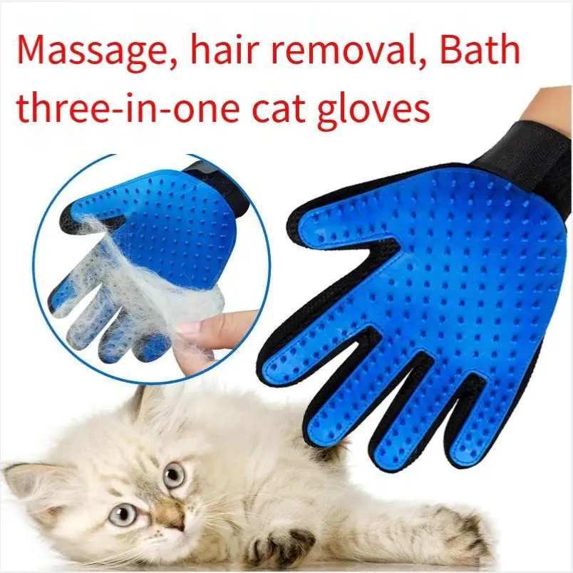 

Hair removal brush, cat grooming gloves, bathing massage comb, pet gloves, pet cleaning supplies