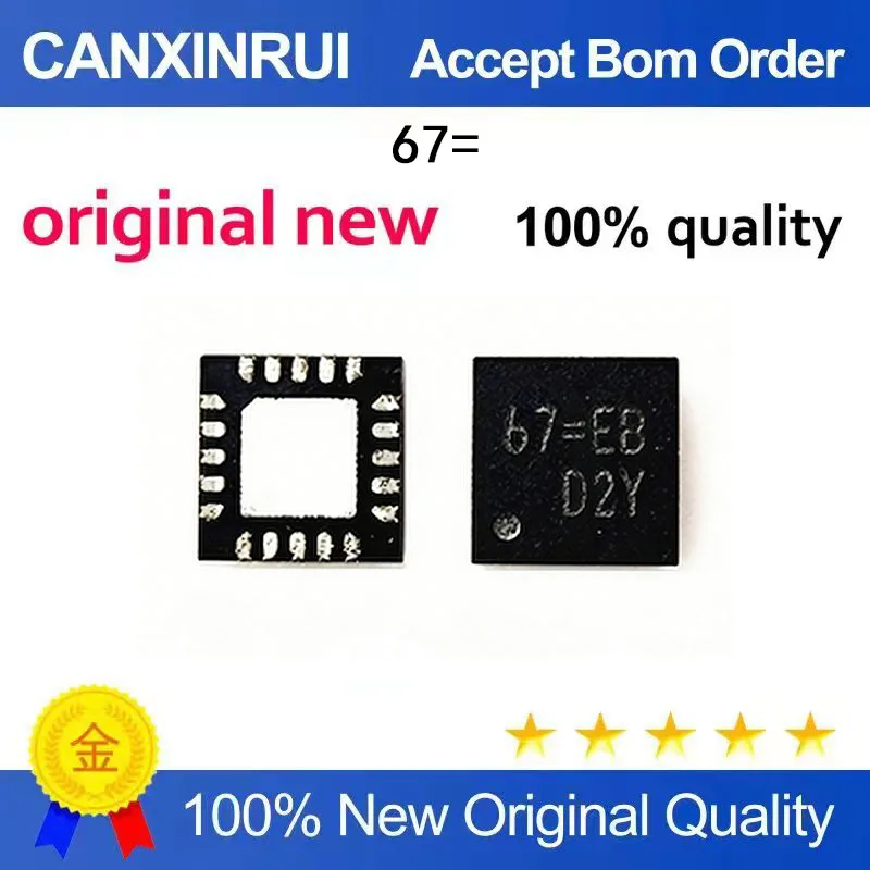 (5-100 Pieces) Brand new original silk screen 67=QFN20 spot chip