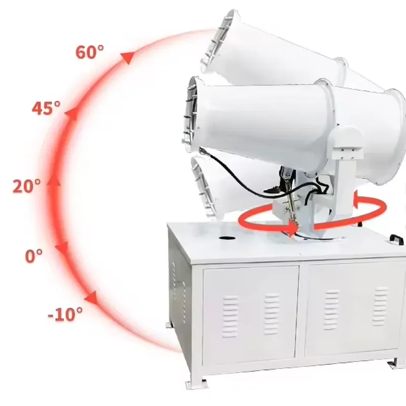 Industrial-grade Fog Cannon Machine Stable Durable Worry-free Dust Multi-purpose Cooling Disinfection Humidification