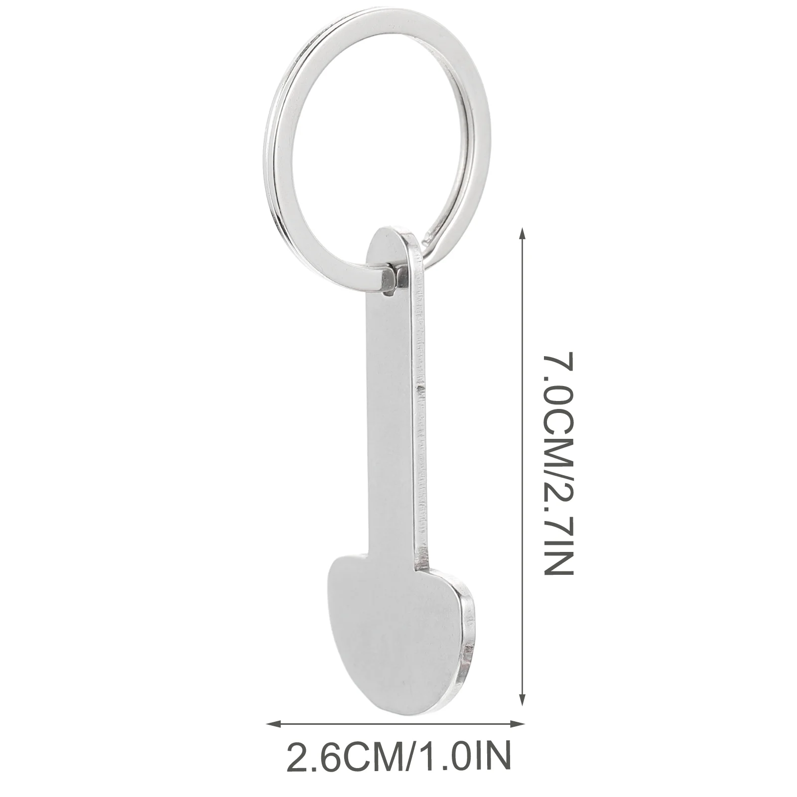 4 buah keranjang Token kunci cincin logam keyring belanja troli rantai dasi batang seng Aloi gantungan kunci gantungan kunci pria liontin Token